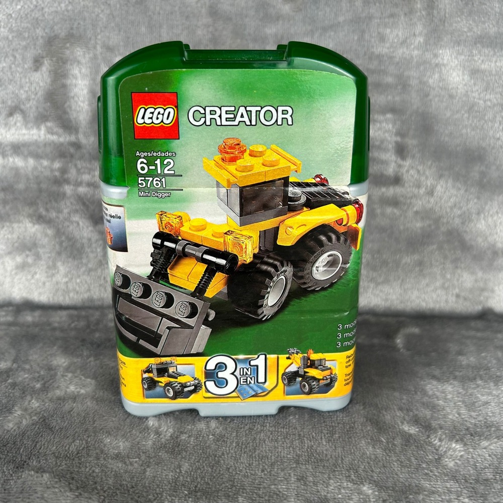 LEGO Creator 3-in-1 Mini Digger 5761 Construction Vehicle Set New Sealed